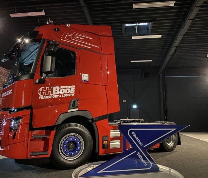 Innovative Logistik: Spedition Bode setzt auf Renault Trucks E-Tech (Foto: Renault Trucks)